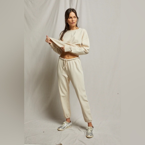 perfectwhitetee johnny french terry easy sweatpant - Picture 2 of 4